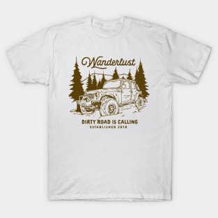 Wanderlust Jeep T-Shirt